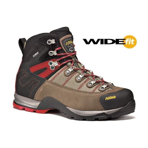 Asolo Fugitive GTX Wide Hiking Boot - Men's - WOOL/BLACK