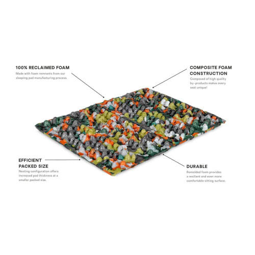 NEMO Chipper Reclaimed Closed-Cell Foam Seat  - Features