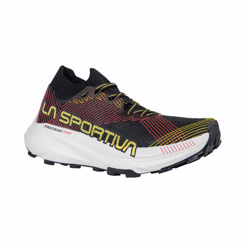 La Sportiva Prodigio Pro Trail Running Shoe - Black/Yellow