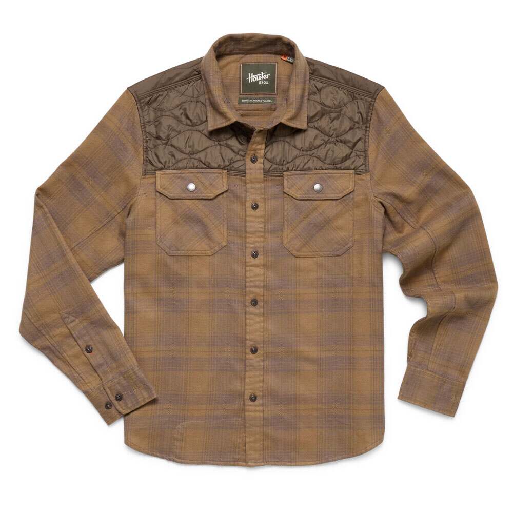 Howler Brothers Quintana Quilted Flannel Shirt Howler Brothers Quintana Quilted Flannel Shirt in Big Barrett Plaid