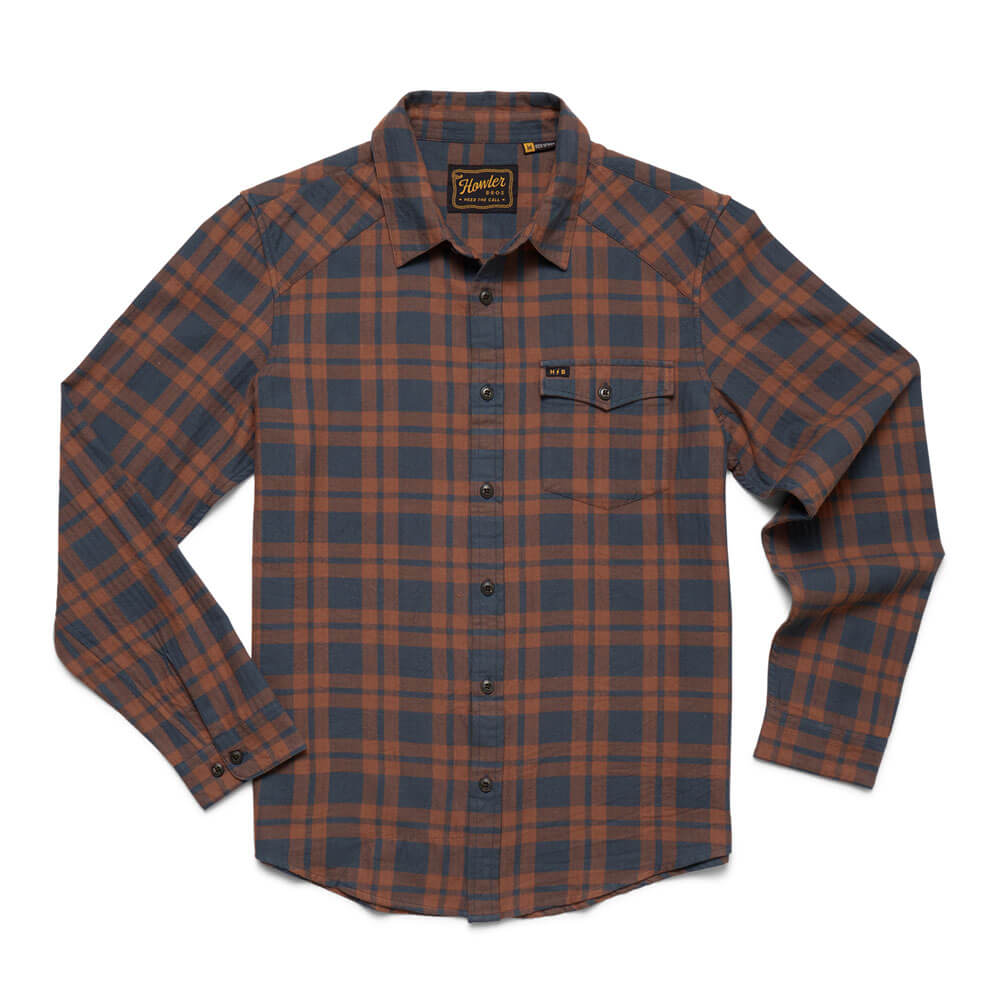 Howler Brothers La Grange Lightweight Flannel Shirt Howler Brothers La Grange Lightweight Flannel Shirt in Cohen Plaid