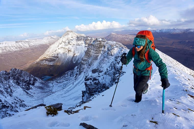 Rab Ski mountaineer on the ascent