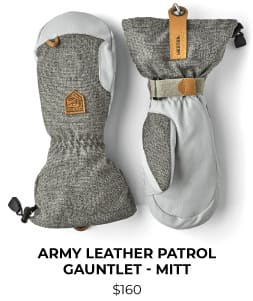 Hestra Army Leather Patrol Gauntlet Mitt