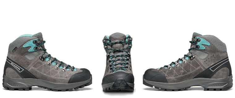 Side and front views of the Women's Kailash Trek GTX Hiking Boot