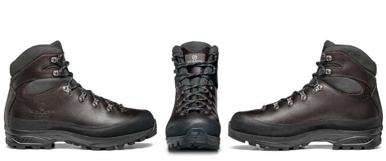 Side and front views of the SL Active Backpacking Boot