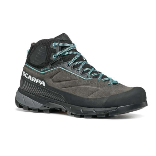Women's Rapid XT Mid GTX Hiking Boot Side and front views of the Women's Rapid XT Mid GTX Hiking Boot