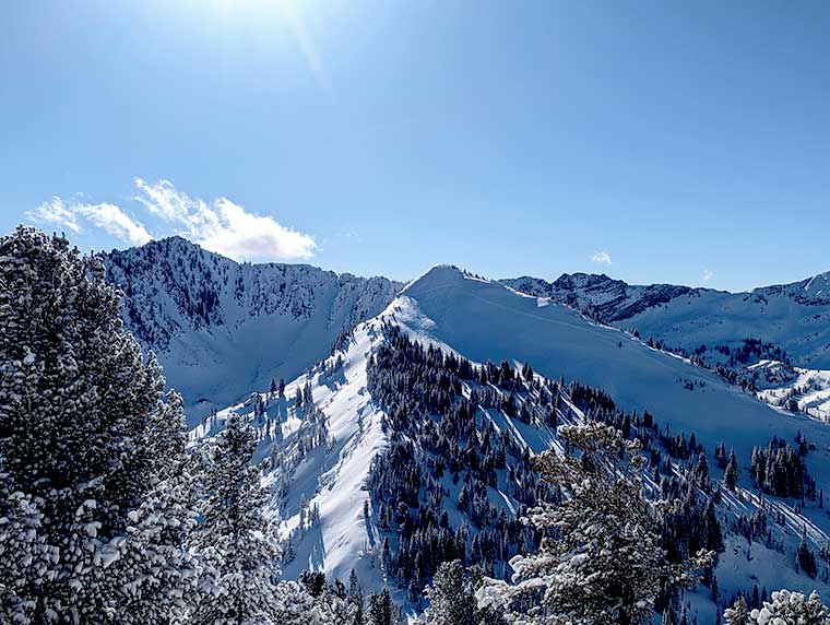 Patsy Marley Summit with wolverine cirque in the background