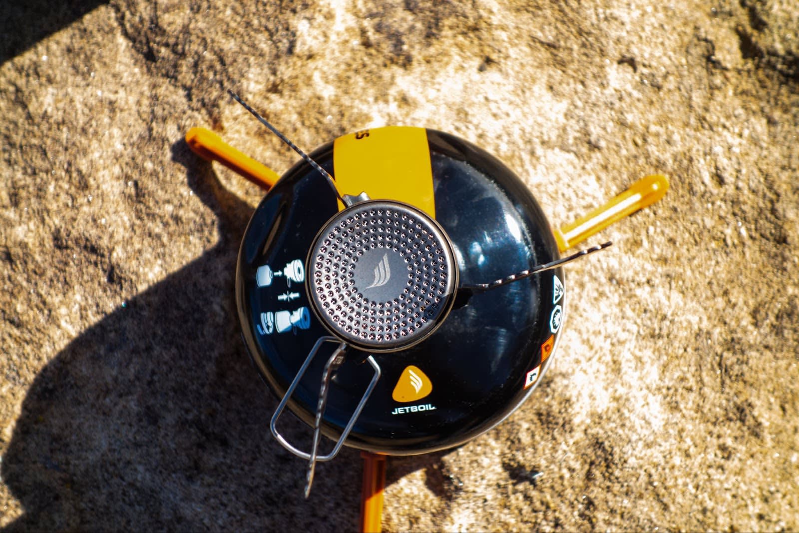 Top view of the Jetboil Stash heating element