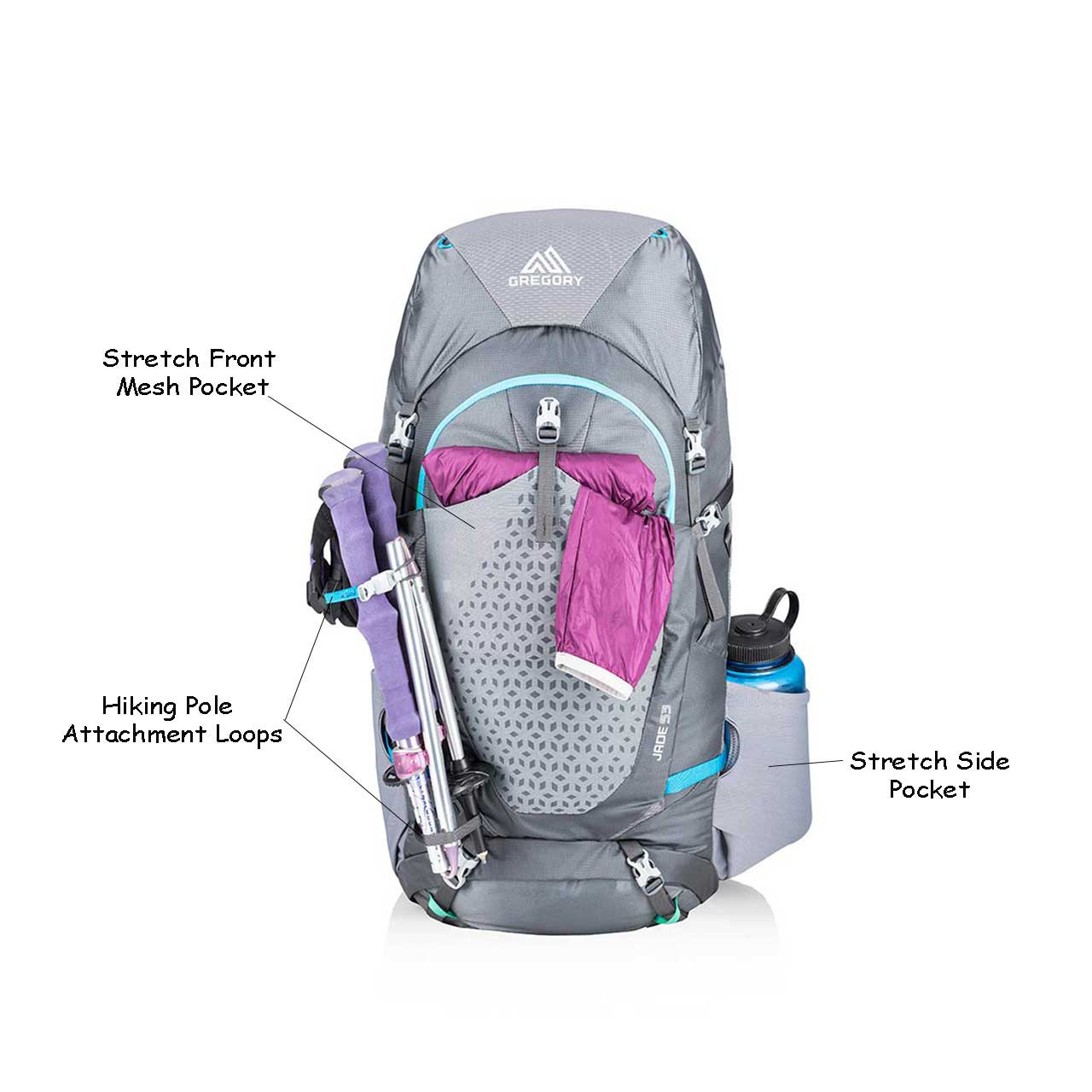 Gregory Jade 53 Women's Backpacking Pack Campman