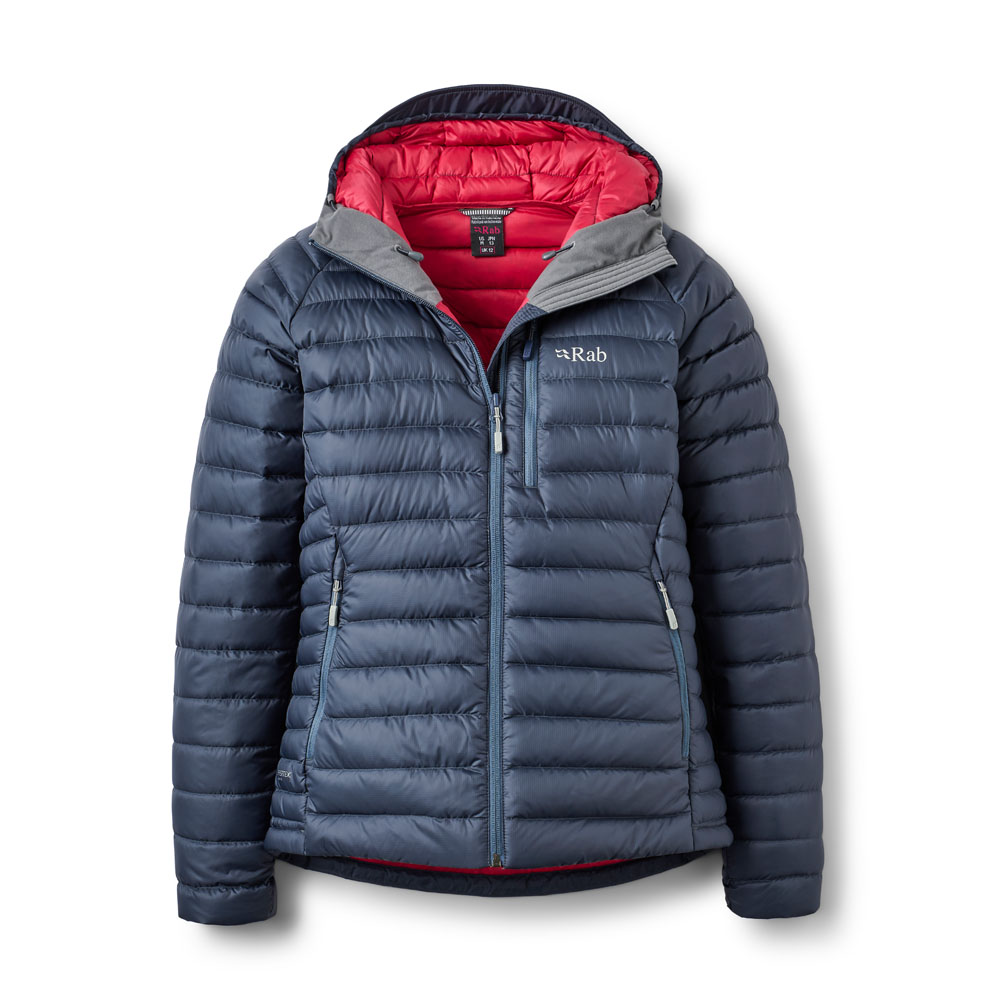 Rab Womens Rab Microlight Alpine Down Jacket Beluga Rab Women's