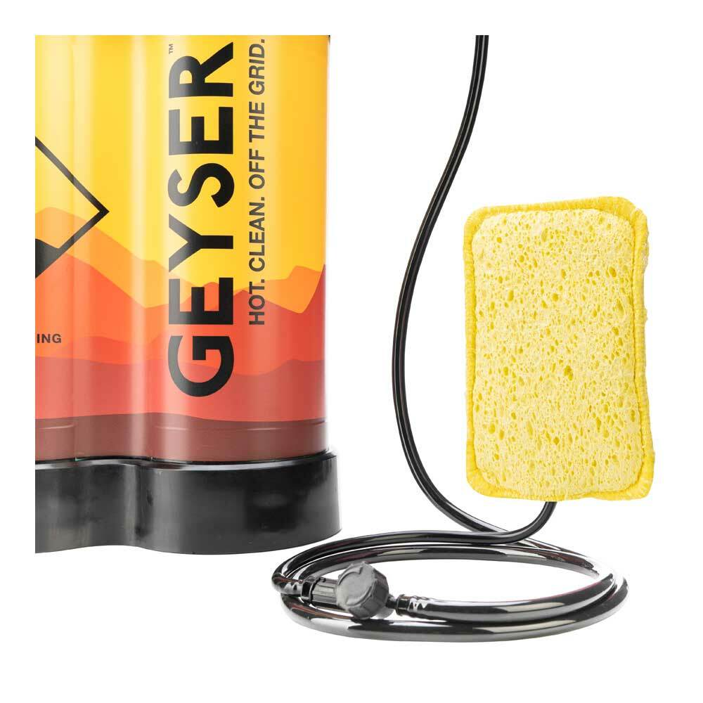 Geyser System Scrub Ersatzschwamm – Für Tragbare Duschen, Camping, Farbe: Rosa