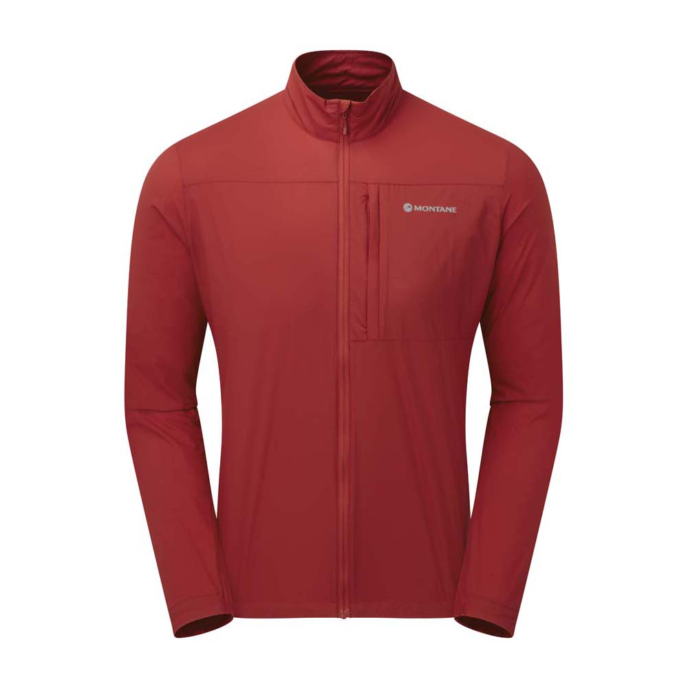 Hoodless running jacket shop