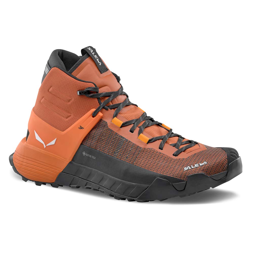 Salewa Men\'s Hiking Boots - Orange and Brown Salewa Mountain Trainer 2 Mid GTX | Shop at GOHUNT main image 2