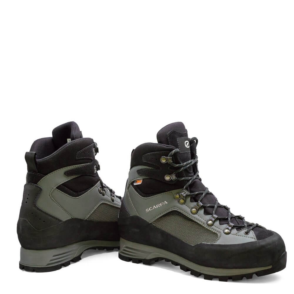 Scarpa Boots Mens 8 Hiking Mountaineering lined Waterproof Made in Italy Vintage Scarpa Trionic Hiking Boots Italian Leather. UNISEX  main image 3