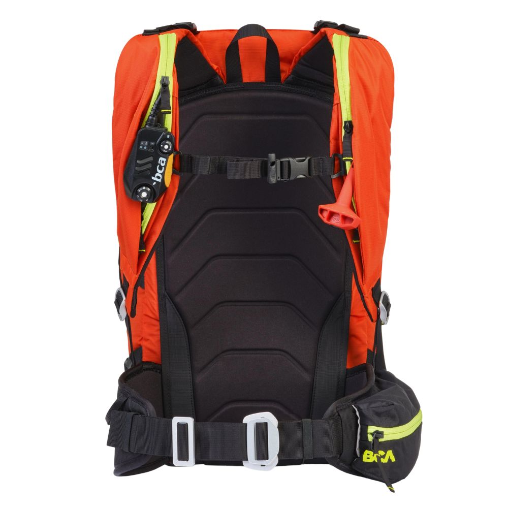 Float 32 Feature Detail Back panel access and avalanche tool pocket on the Backcountry Access Float 32 Avalanche Airbag Backpack