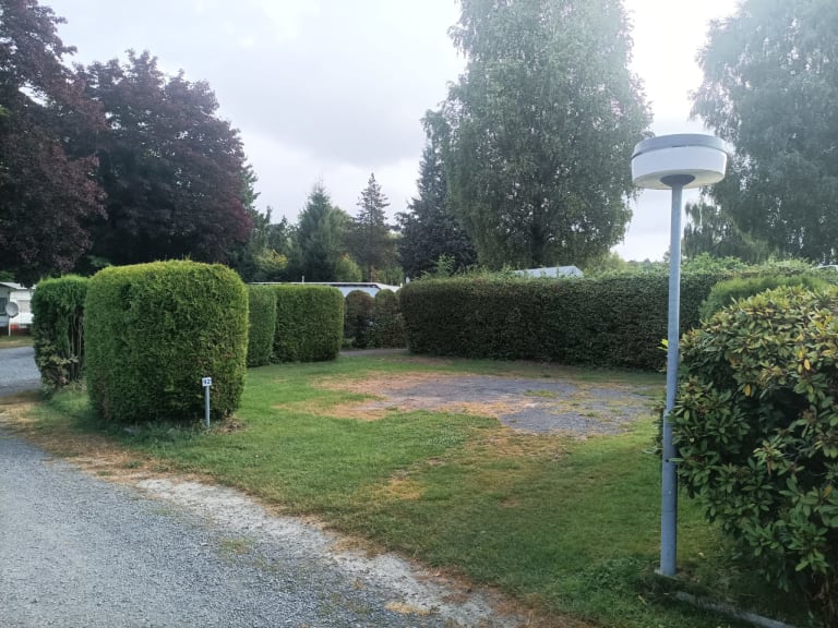 Caravanplaats met stroom