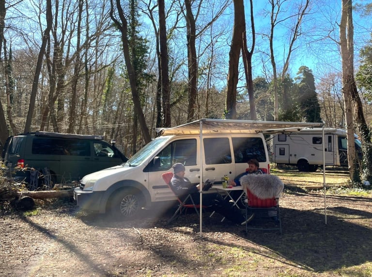 Wohnmobil bis 7 m auf unserem Parkplatz