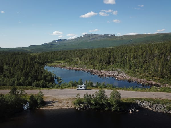 Camper in Sweden