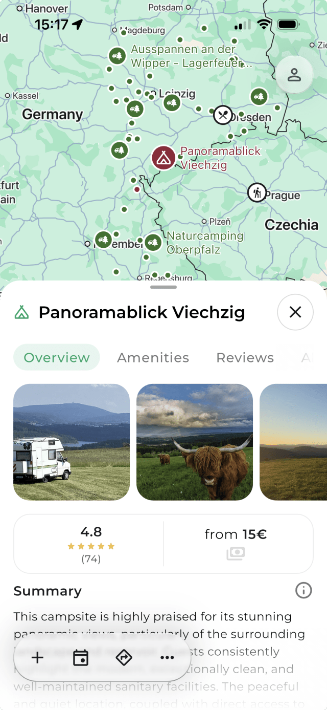 Entdecke über 100.000 Campingplätze