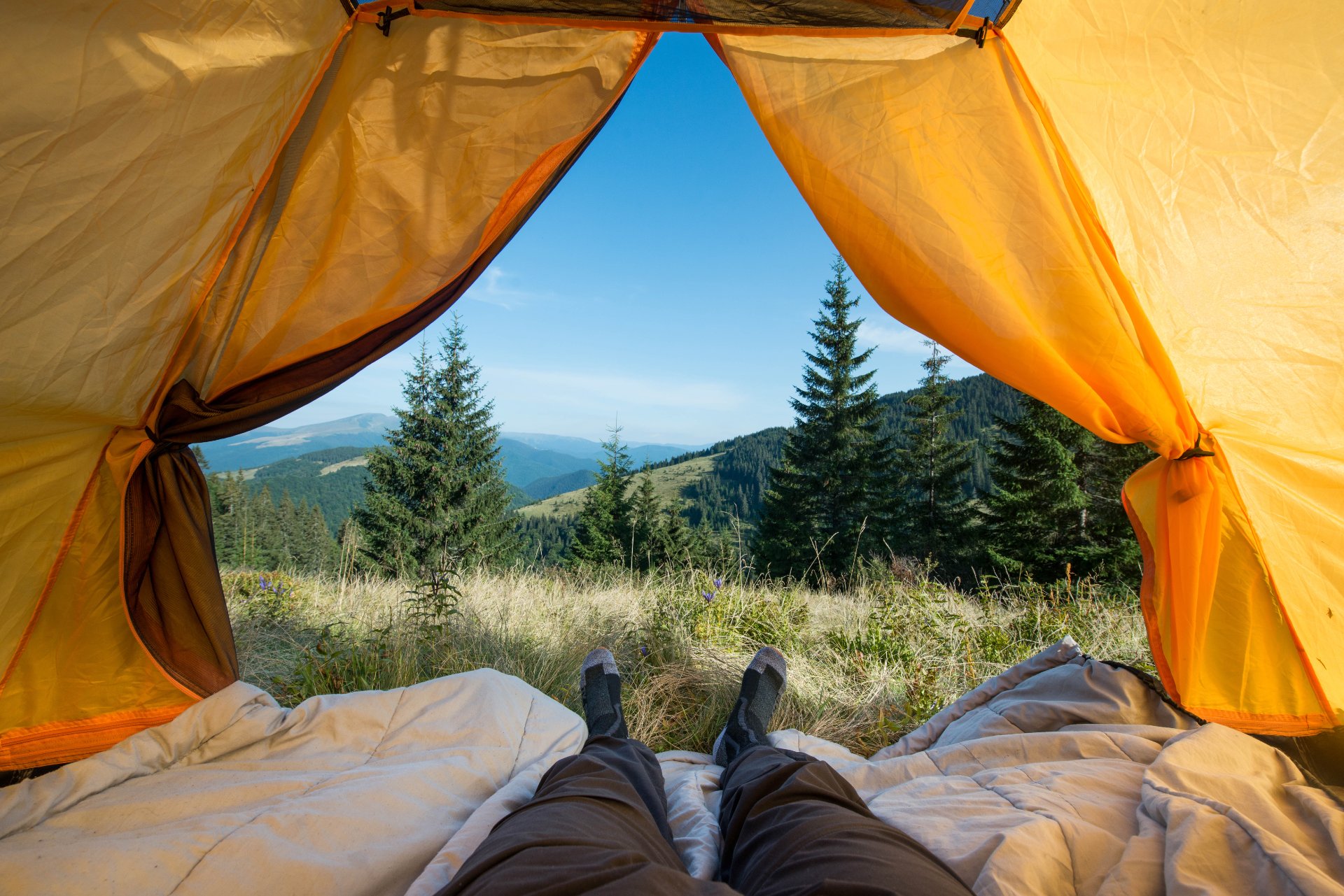 Sky High Wilderness Ranch campground in Whitehorse Yukon