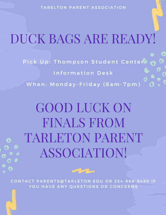 Duck Bags The Tarleton State University Parent and Family Experience