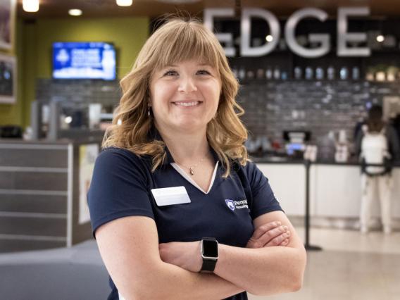 Katy Petrosky is Culinary Support Service’s registered dietitian at Penn State. She helps to create dining plans for students with dietary restrictions, train staff on cross-contamination, and ensure students' nutrition needs are met