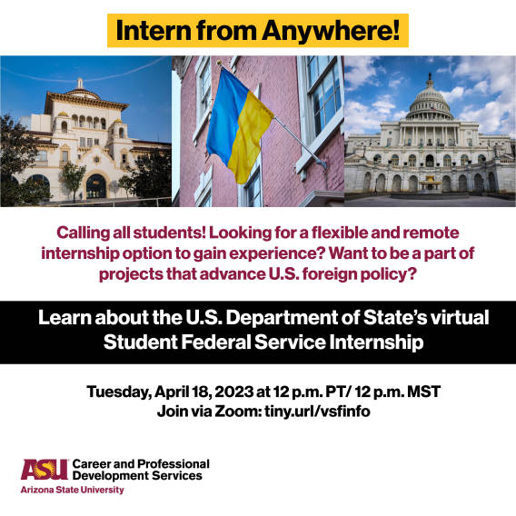 Intern from anywhere the asu family hub