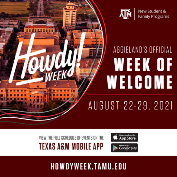 Howdy Week 2021 The Aggie Parent & Family Connection