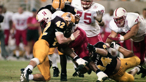 During the ASU vs. Nebraska game Sept. 21, 1996, the Sun Devils dominated the No. 1-ranked and two-time defending national champions Cornhus