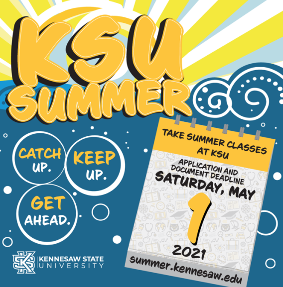 Take summer classes at KSU! Deadline to apply in 4 Owl Family Hub