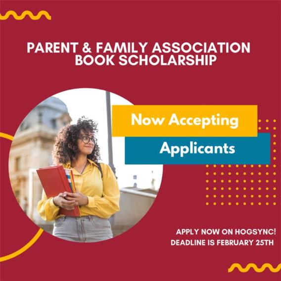 Parent & Family Association Book Scholarship 