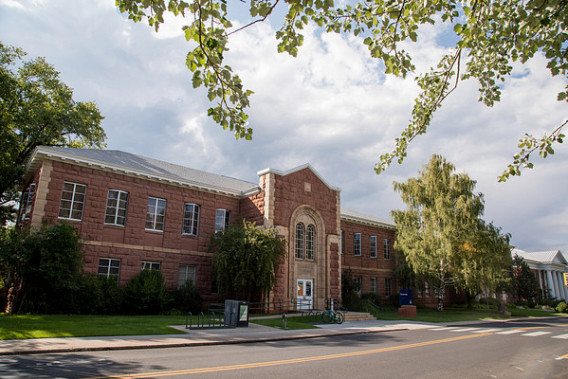 Historic Gammage building at NAU's Flagstaff campus 