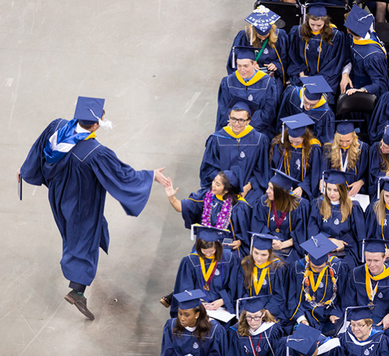 Gonzaga graduates at Commencement