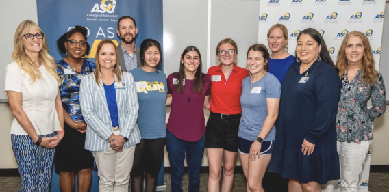 ASU and SAISD representatives with several of the first cohort of Ram Resident student-teachers