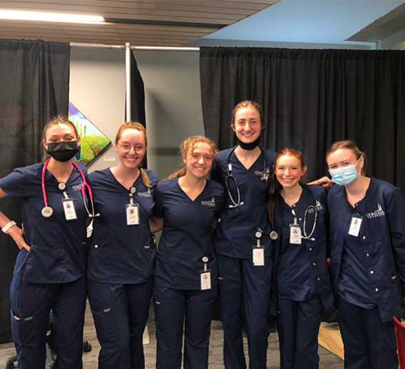 GU Nursing students