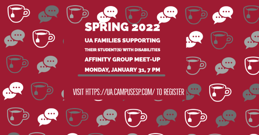 Cover image for UA Families Supporting their Student(s) with Disabilities Affinity Group Meet-up