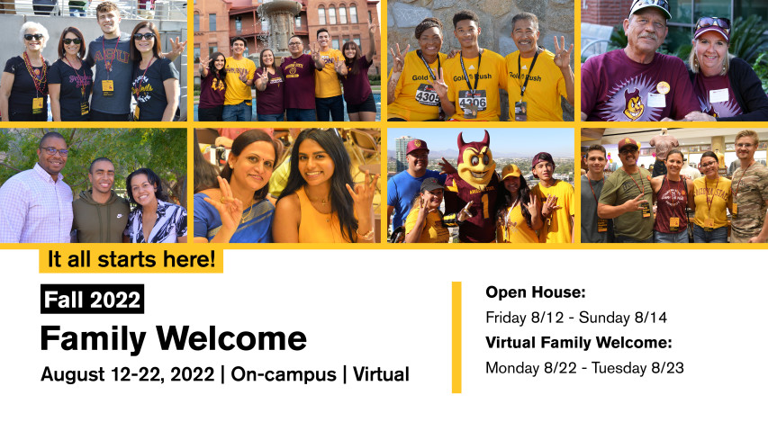 Cover image for Fall 2022 ASU Family Welcome