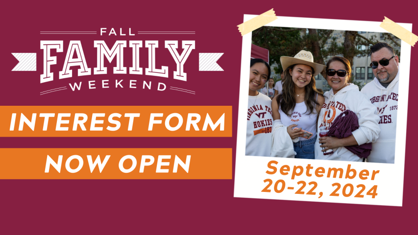 Cover image for Fall Family Weekend 2024 Interest Form