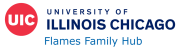 UIC Flames Family Hub home page