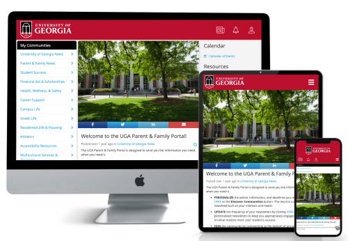 The UGA Parent & Family Portal: Login