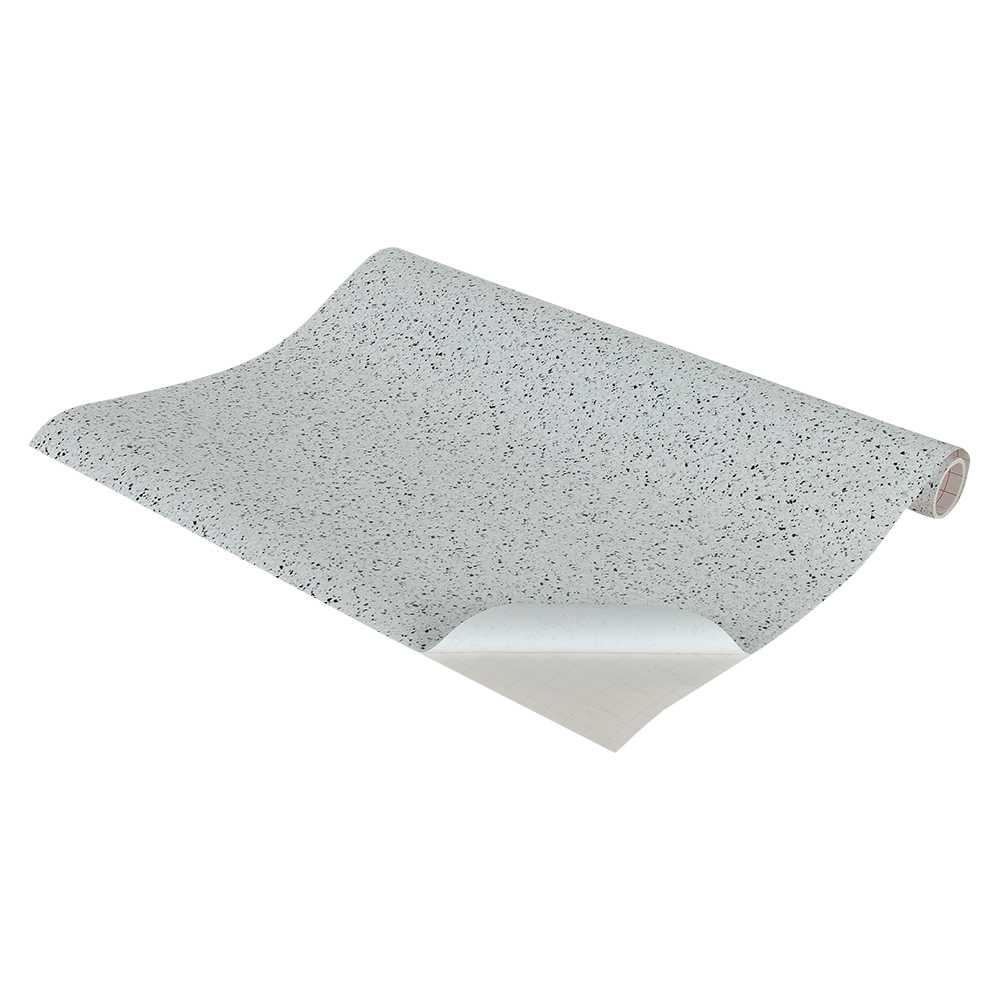 Revêtement autocollant pour armoires granit gris 18 po x 9 pi