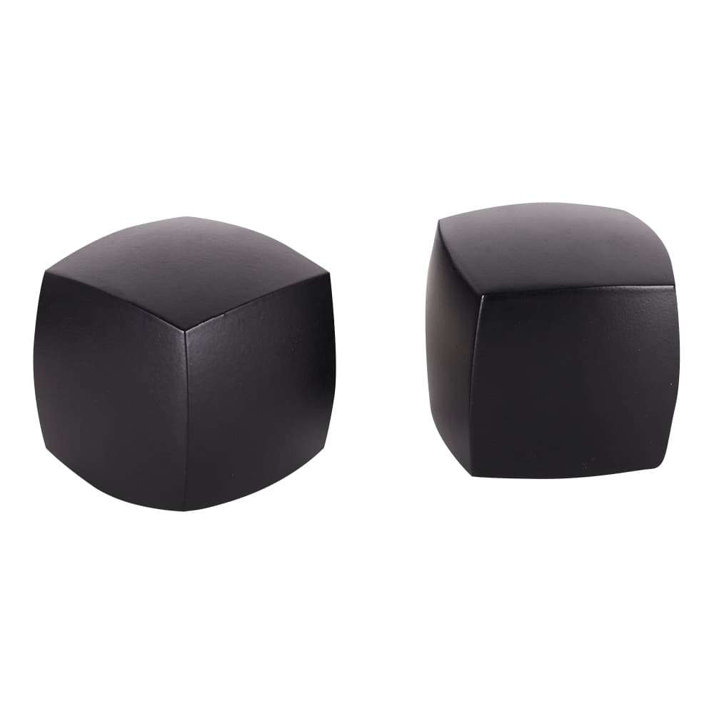 Embouts pour tringle à rideaux Pure noir Pqt/2 VERTUO