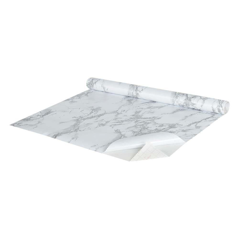 Revêtement autocollant pour armoires marbre classique 18 po x 9 pi