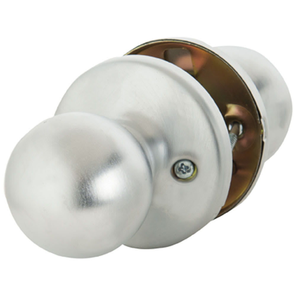 Poignée de porte de passage Yukon chrome satiné