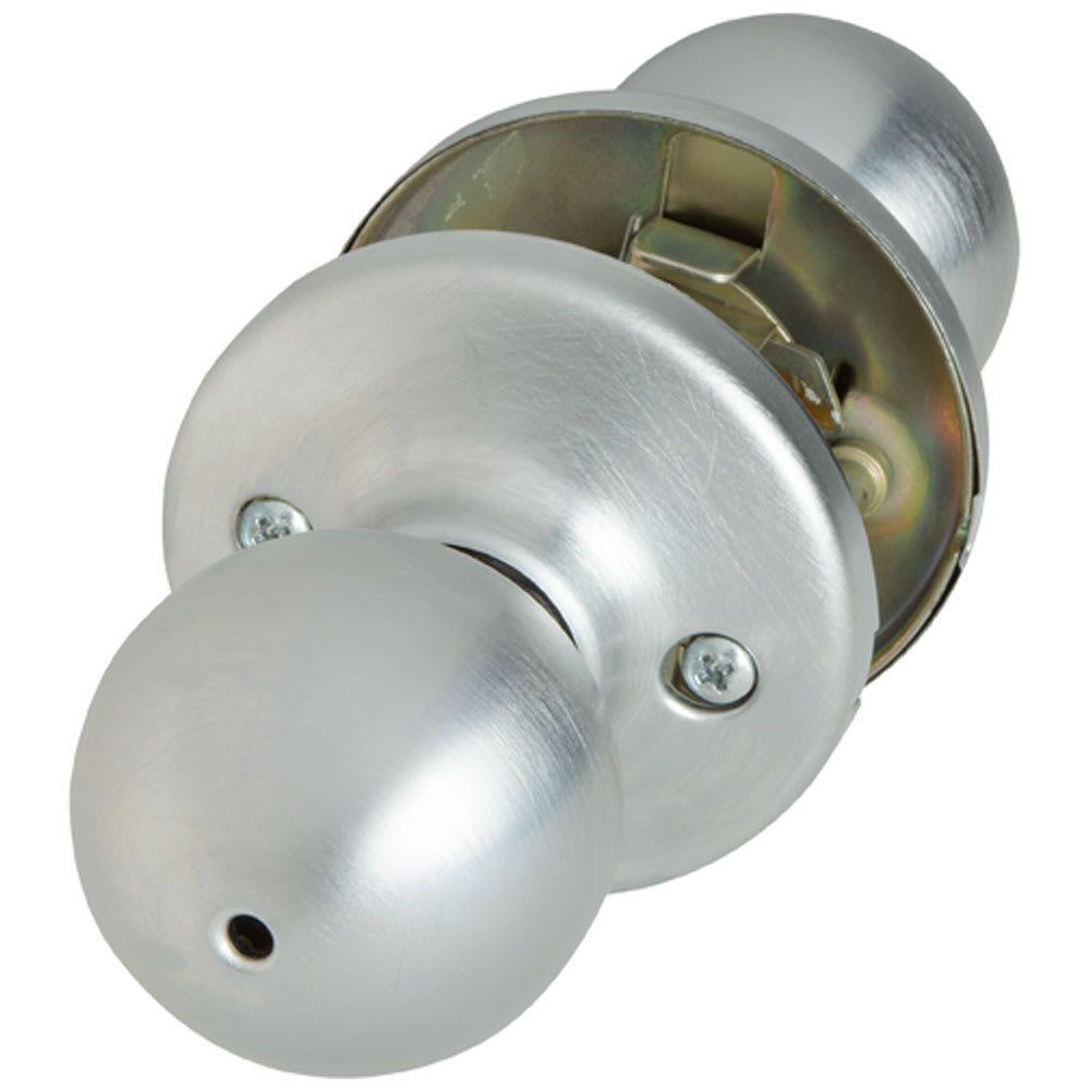 Poignée de porte de salle de bains Yukon chrome satiné