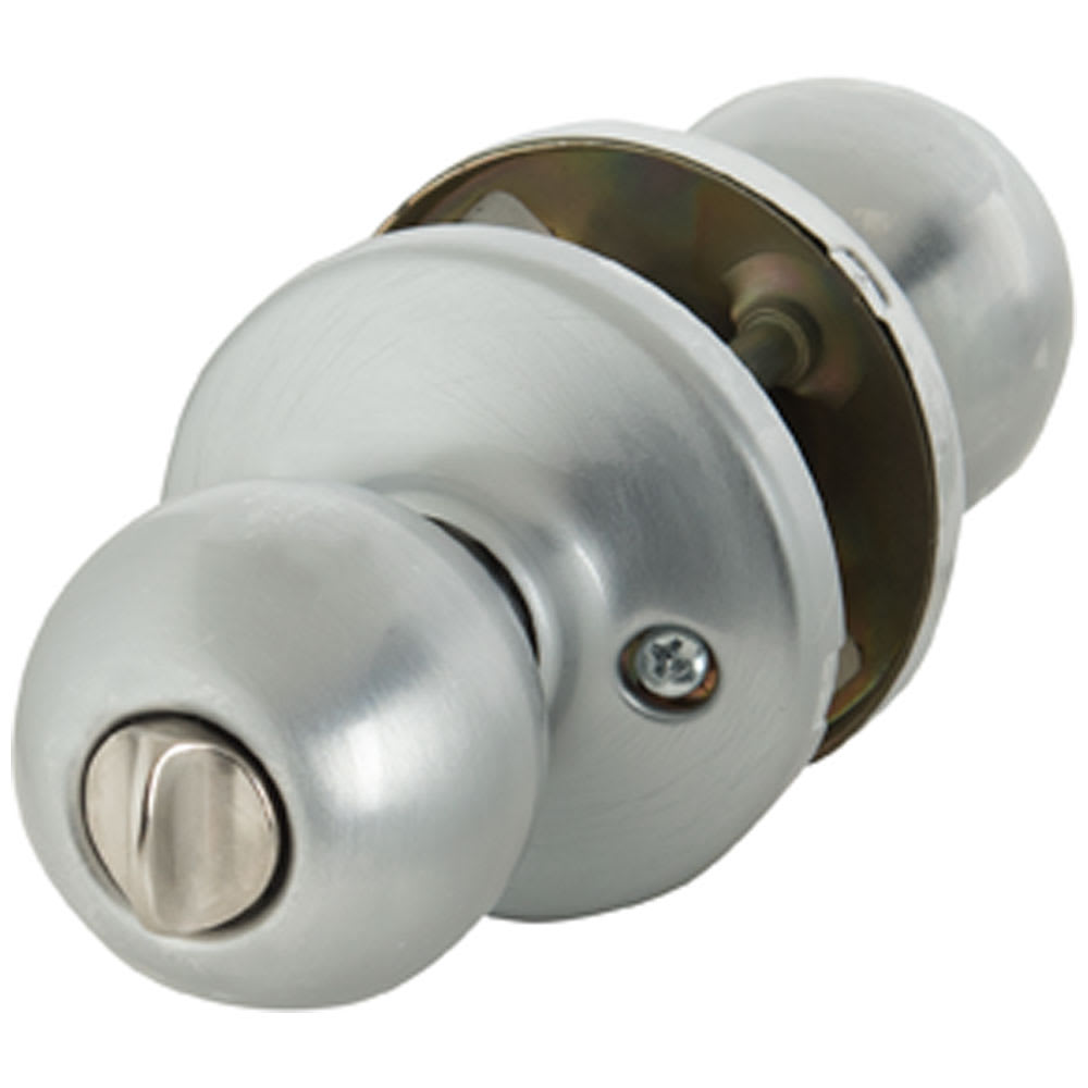 Poignée de porte d'entrée à clé Yukon chrome satiné