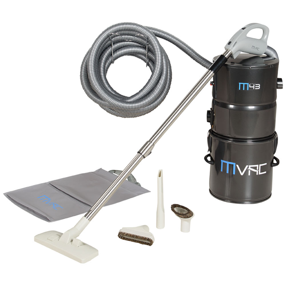 Aspirateur central Mvac M43 filtration par sac 606AW 16 L 64 dB balayeuse