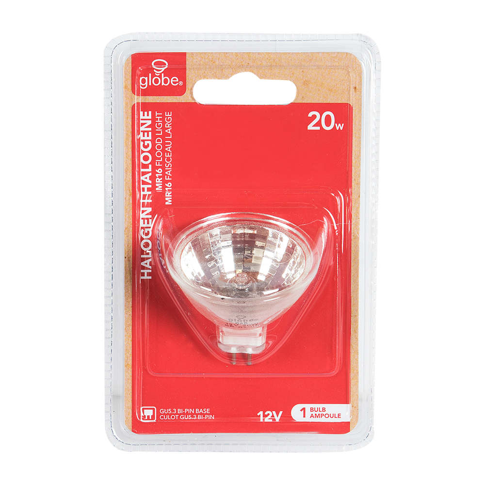 Ampoule-réflecteur halogène MR16 (GU5.3) 20 W