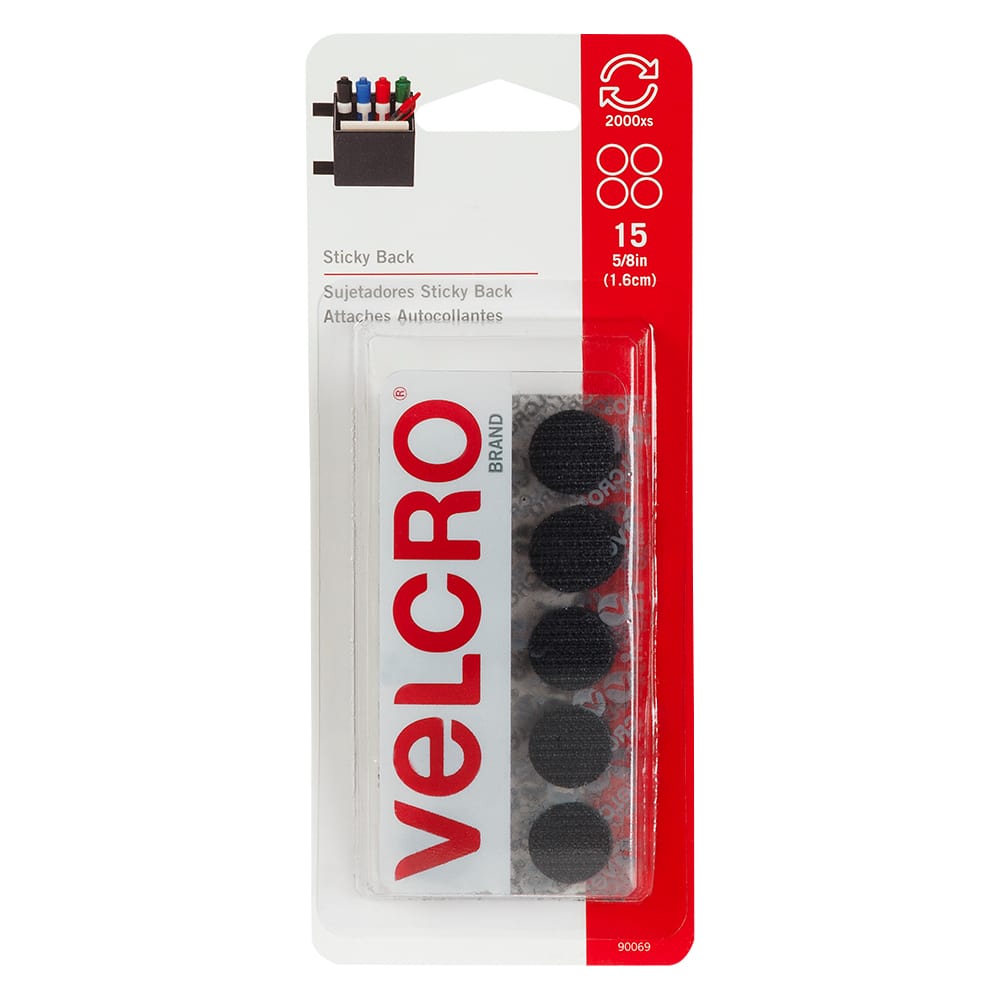 VELCRO® Sticky Back Adhesives 5/8 in. Pkg/15