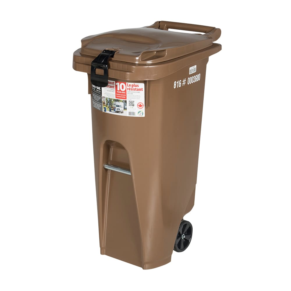 Bac roulant brun Mastercart IPL 80 L